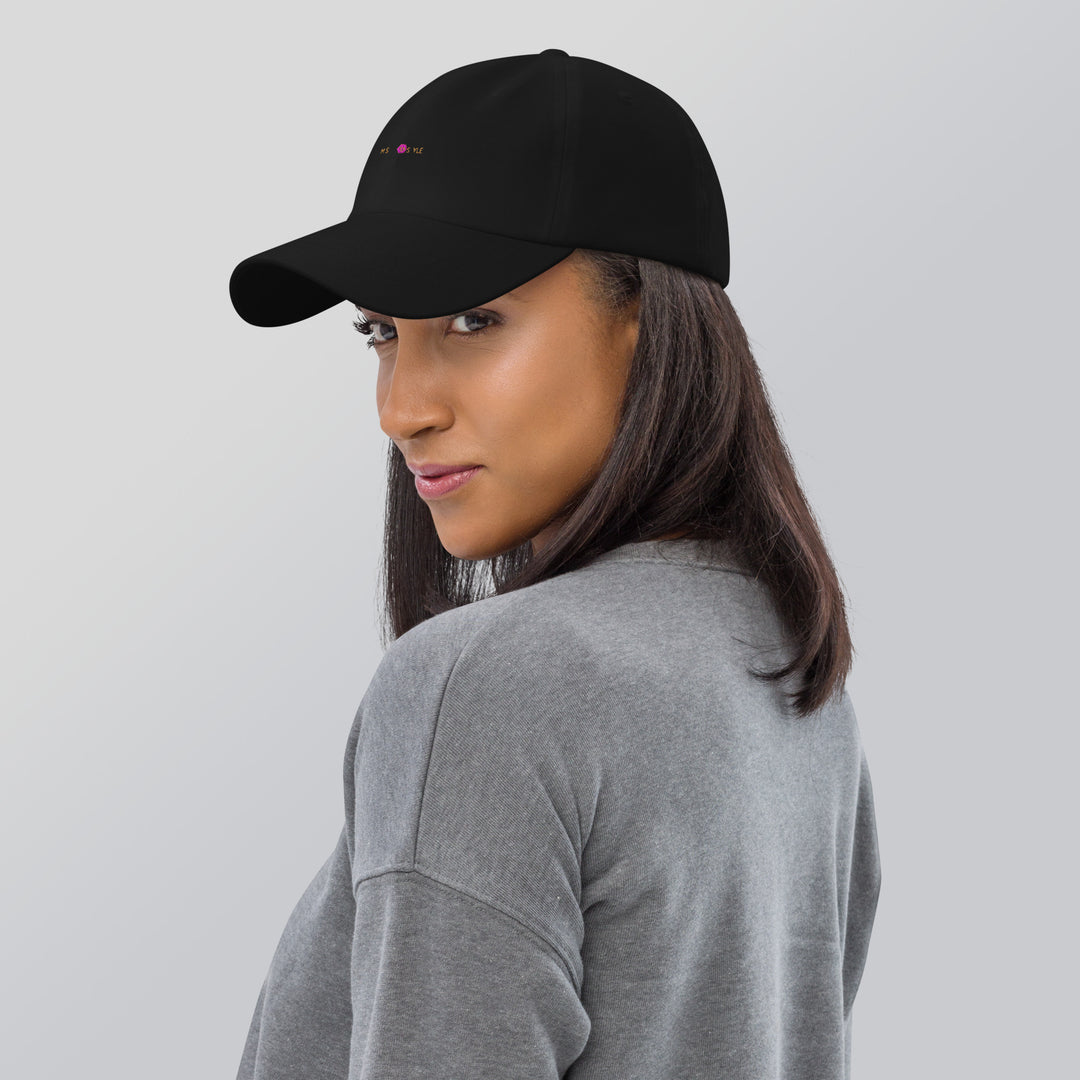 Classic Mishastyle Luxury Black Dad Hat