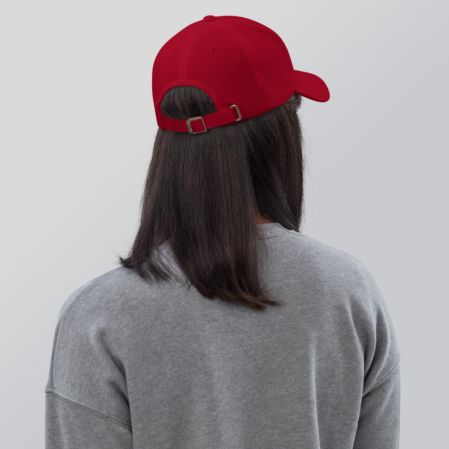 Classic Mishastyle Luxury Cranberry Dad Hat