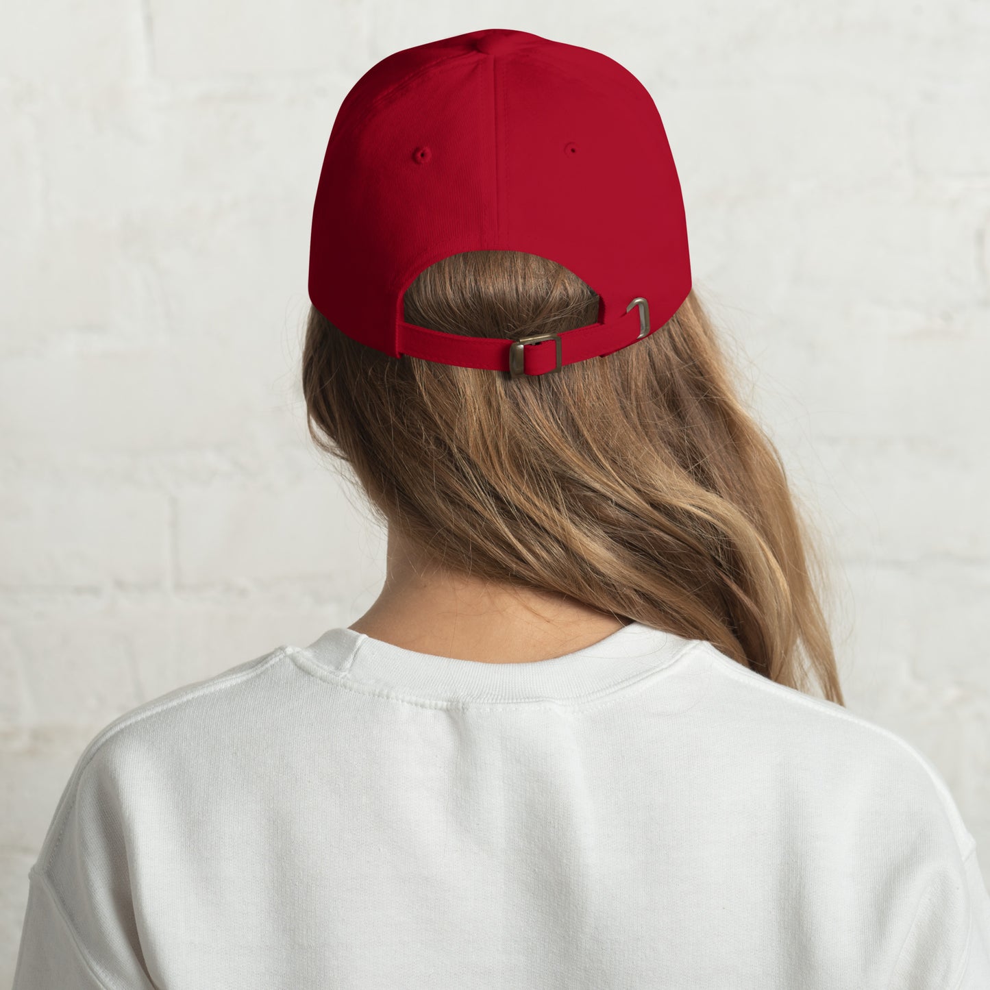 Classic Mishastyle Luxury Cranberry Dad Hat