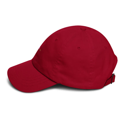 Classic Mishastyle Luxury Cranberry Dad Hat