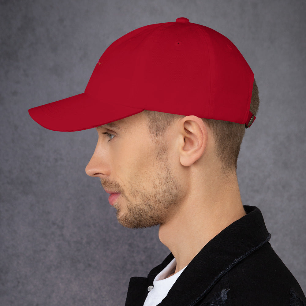 Classic Mishastyle Luxury Cranberry Dad Hat