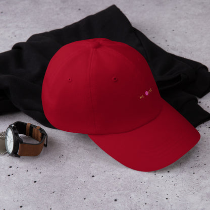 Classic Mishastyle Luxury Cranberry Dad Hat