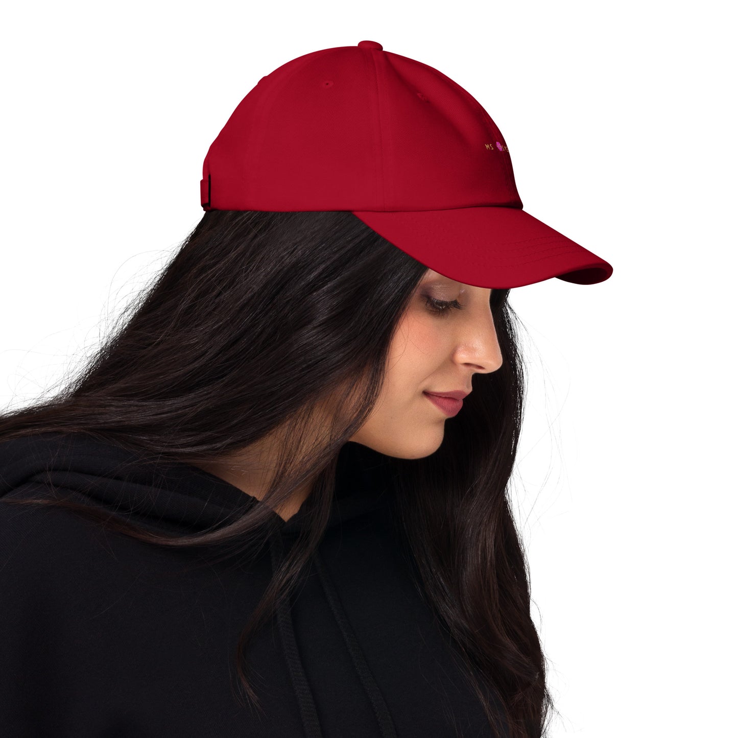 Classic Mishastyle Luxury Cranberry Dad Hat