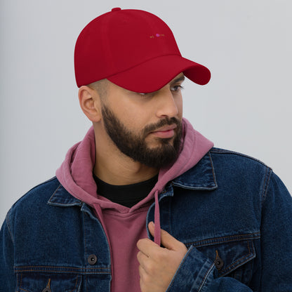 Classic Mishastyle Luxury Cranberry Dad Hat