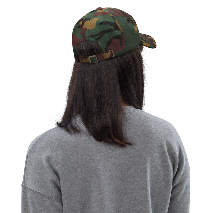 Classic Mishastyle Luxury Spruce Green Camo Dad Hat