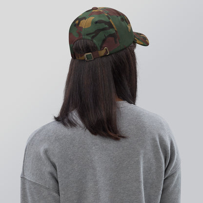 Classic Mishastyle Luxury Spruce Green Camo Dad Hat