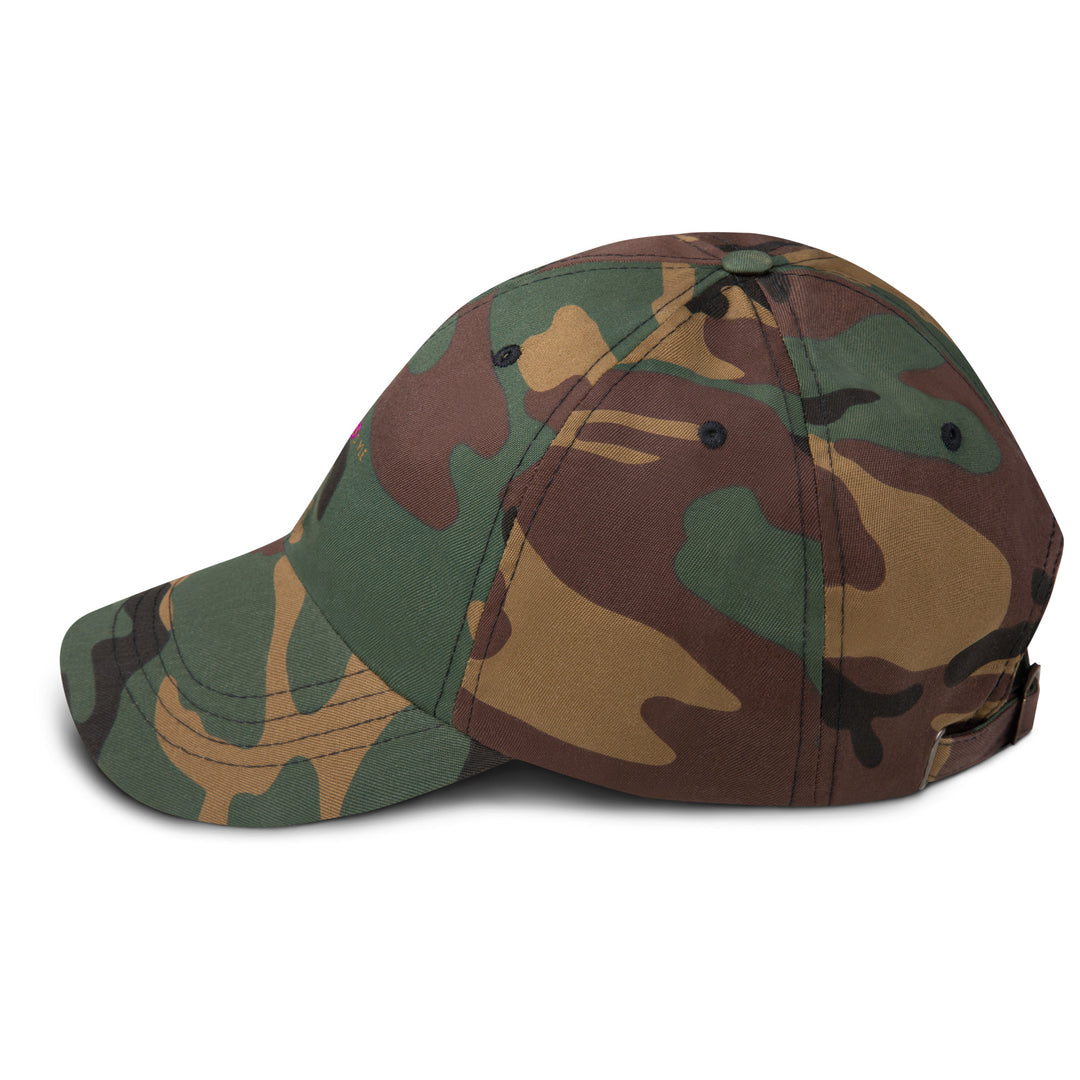 Classic Mishastyle Luxury Spruce Green Camo Dad Hat