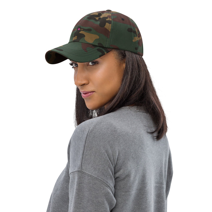 Classic Mishastyle Luxury Spruce Green Camo Dad Hat