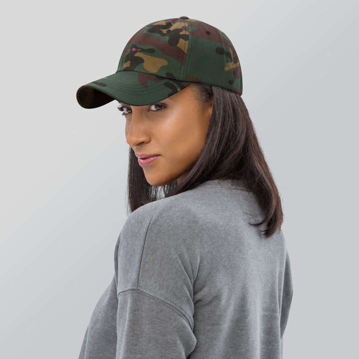 Classic Mishastyle Luxury Spruce Green Camo Dad Hat