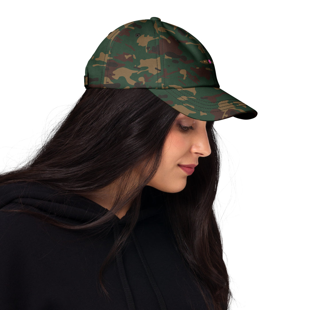 Classic Mishastyle Luxury Spruce Green Camo Dad Hat