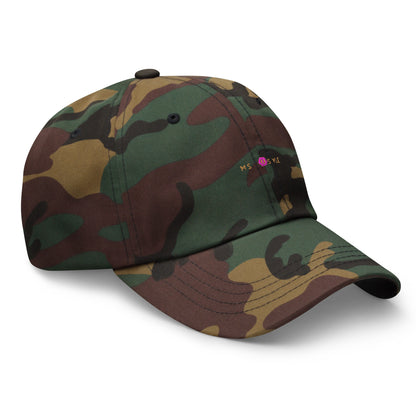 Classic Mishastyle Luxury Spruce Green Camo Dad Hat