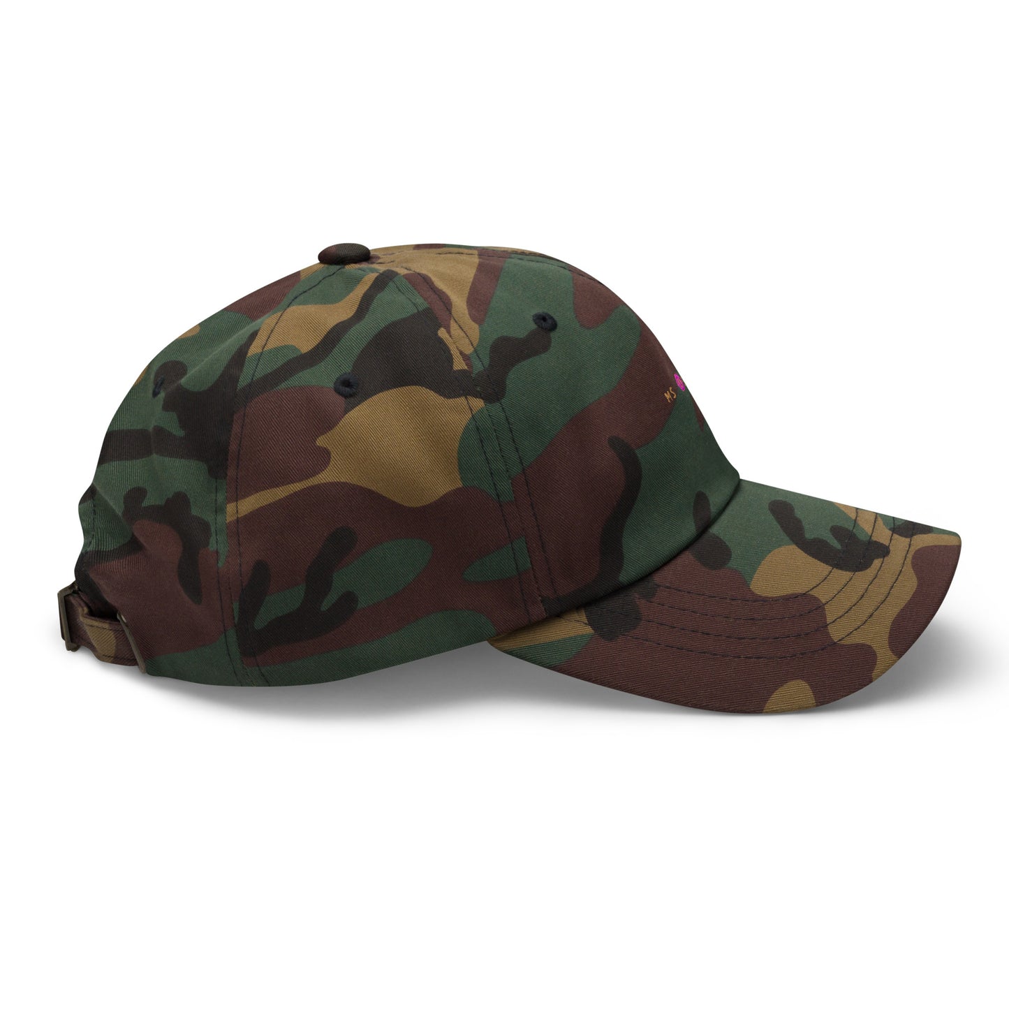 Classic Mishastyle Luxury Spruce Green Camo Dad Hat