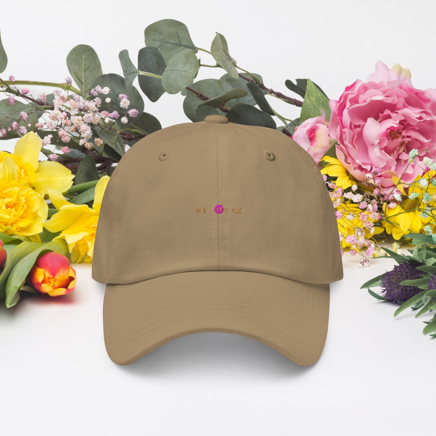 Classic Mishastyle Luxury Khaki Dad Hat