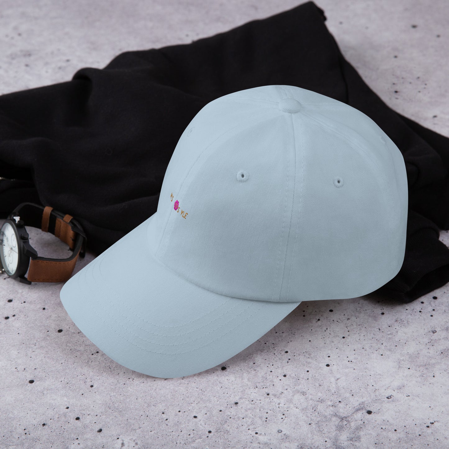 Classic Mishastyle Luxury Light Blue Dad Hat