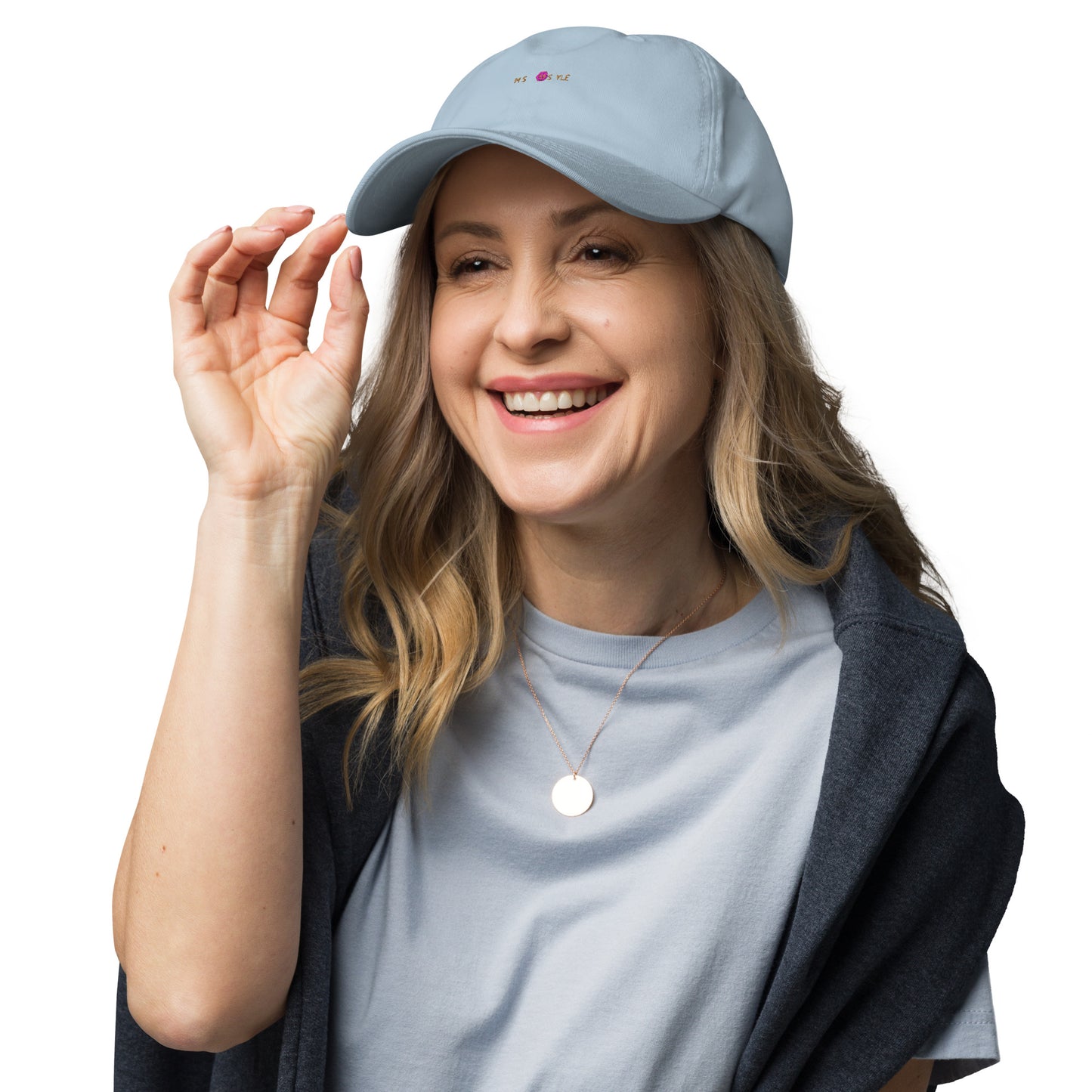 Classic Mishastyle Luxury Light Blue Dad Hat