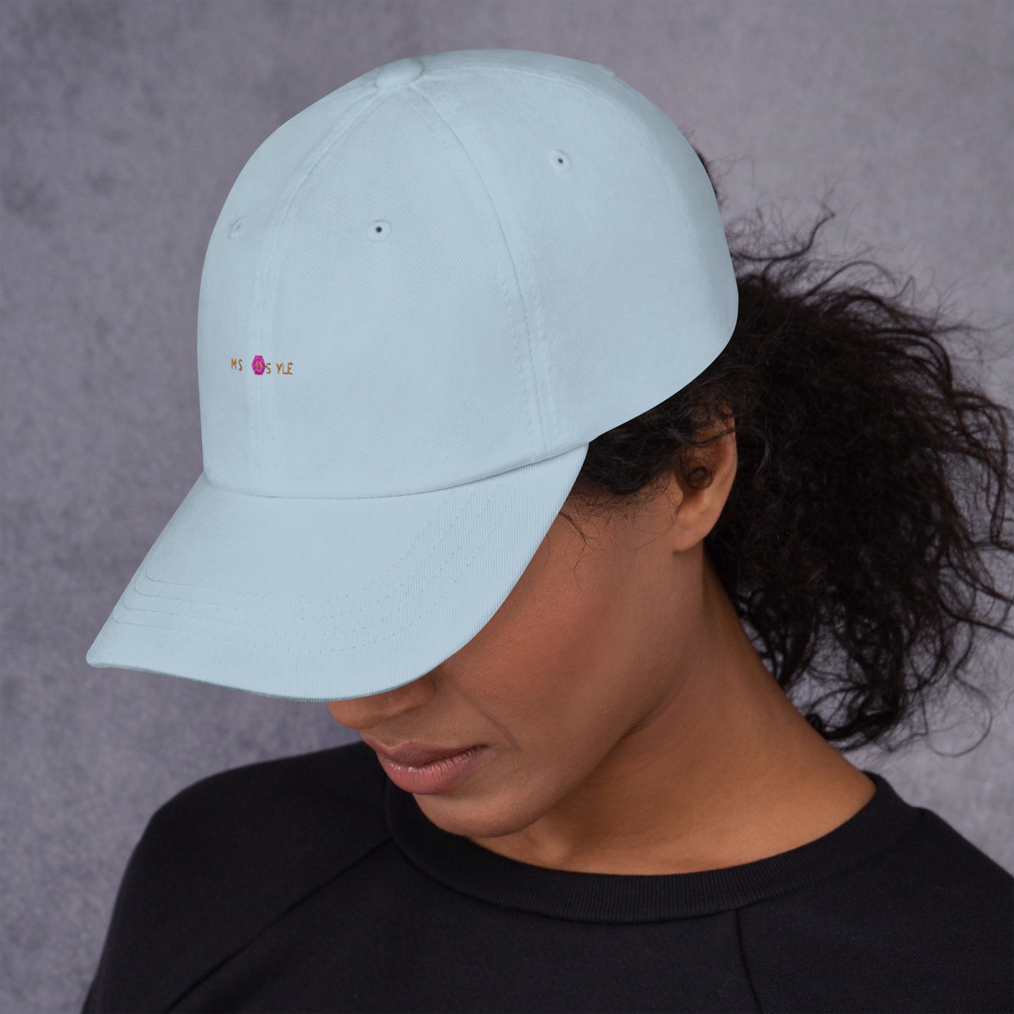 Classic Mishastyle Luxury Light Blue Dad Hat