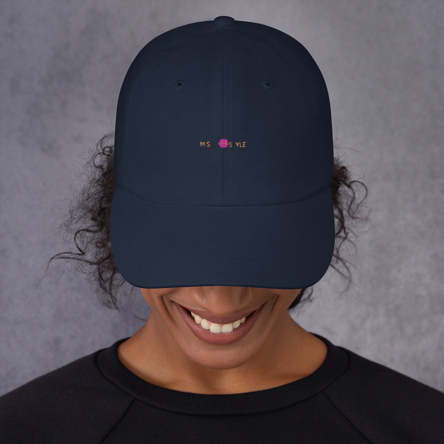 Classic Mishastyle Luxury Navy Dad Hat