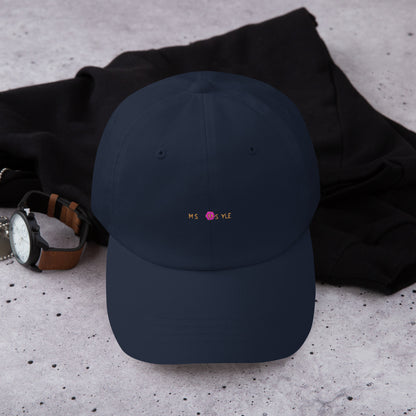 Classic Mishastyle Luxury Navy Dad Hat