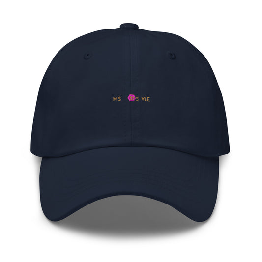 Classic Mishastyle Luxury Navy Dad Hat