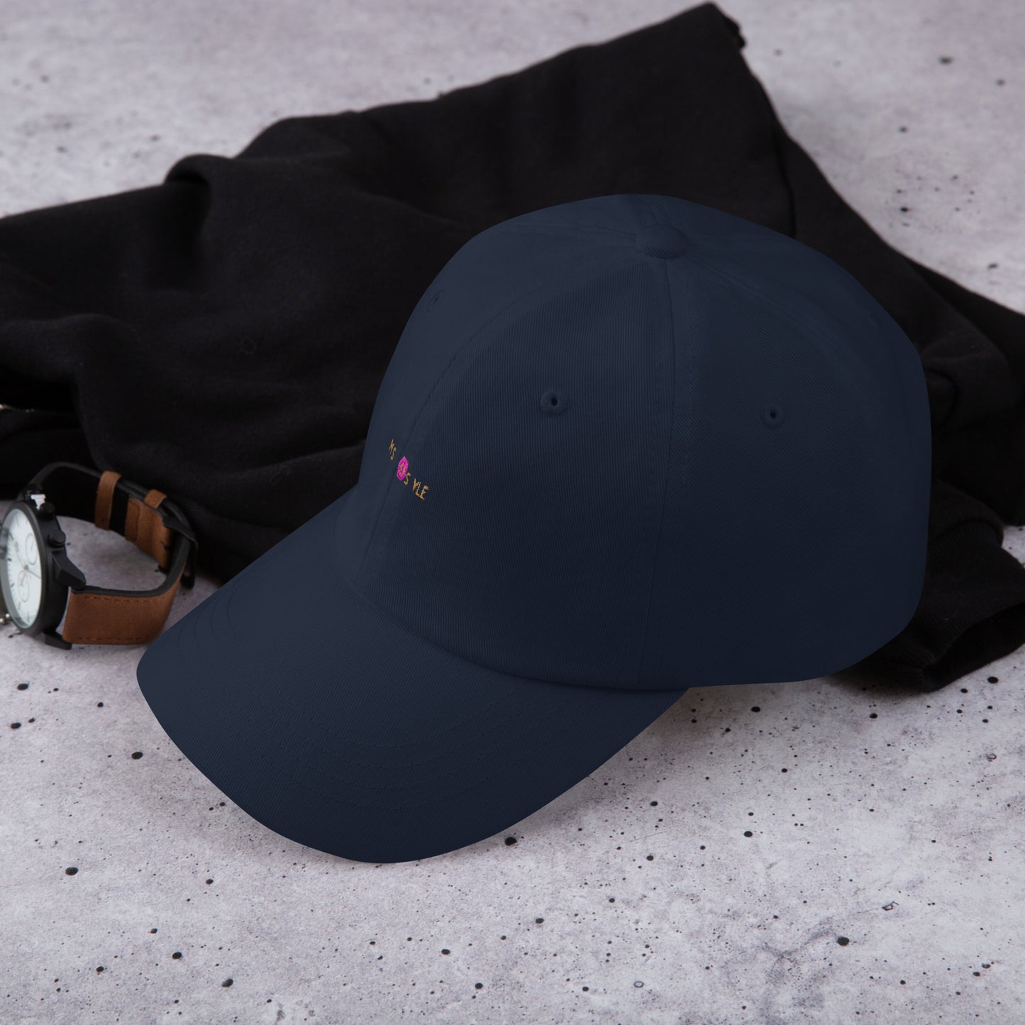 Classic Mishastyle Luxury Navy Dad Hat