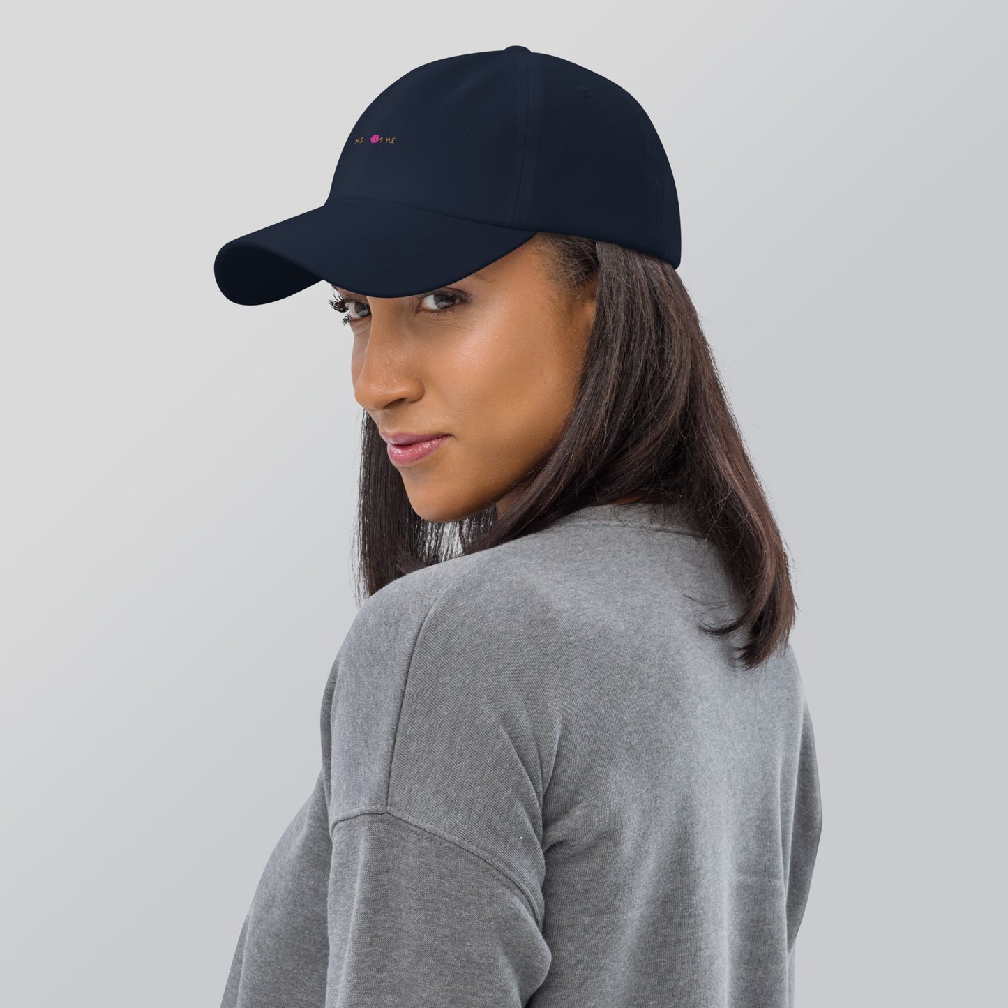 Classic Mishastyle Luxury Navy Dad Hat