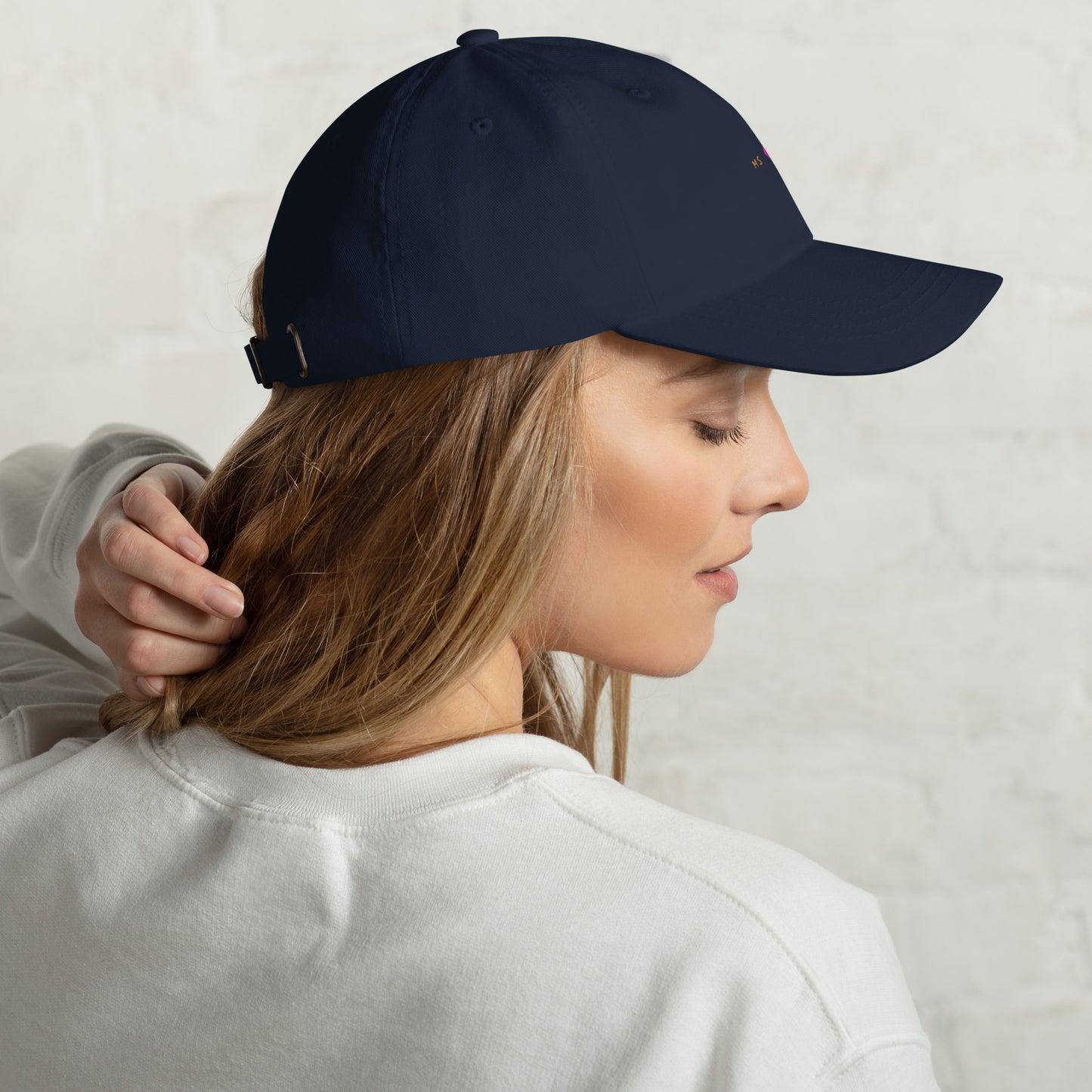 Classic Mishastyle Luxury Navy Dad Hat