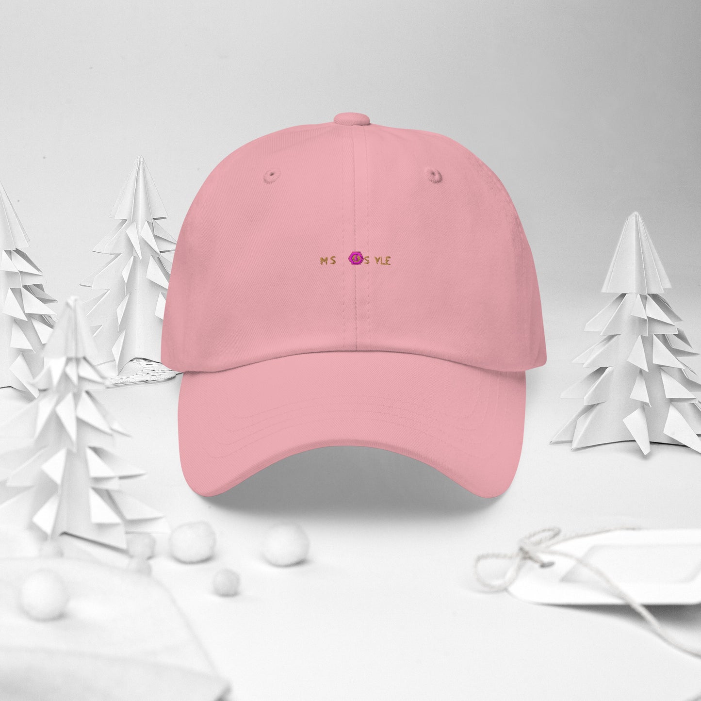 Classic Mishastyle Luxury Pink Dad Hat