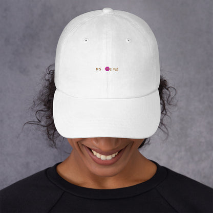 Classic Mishastyle Luxury White Dad Hat