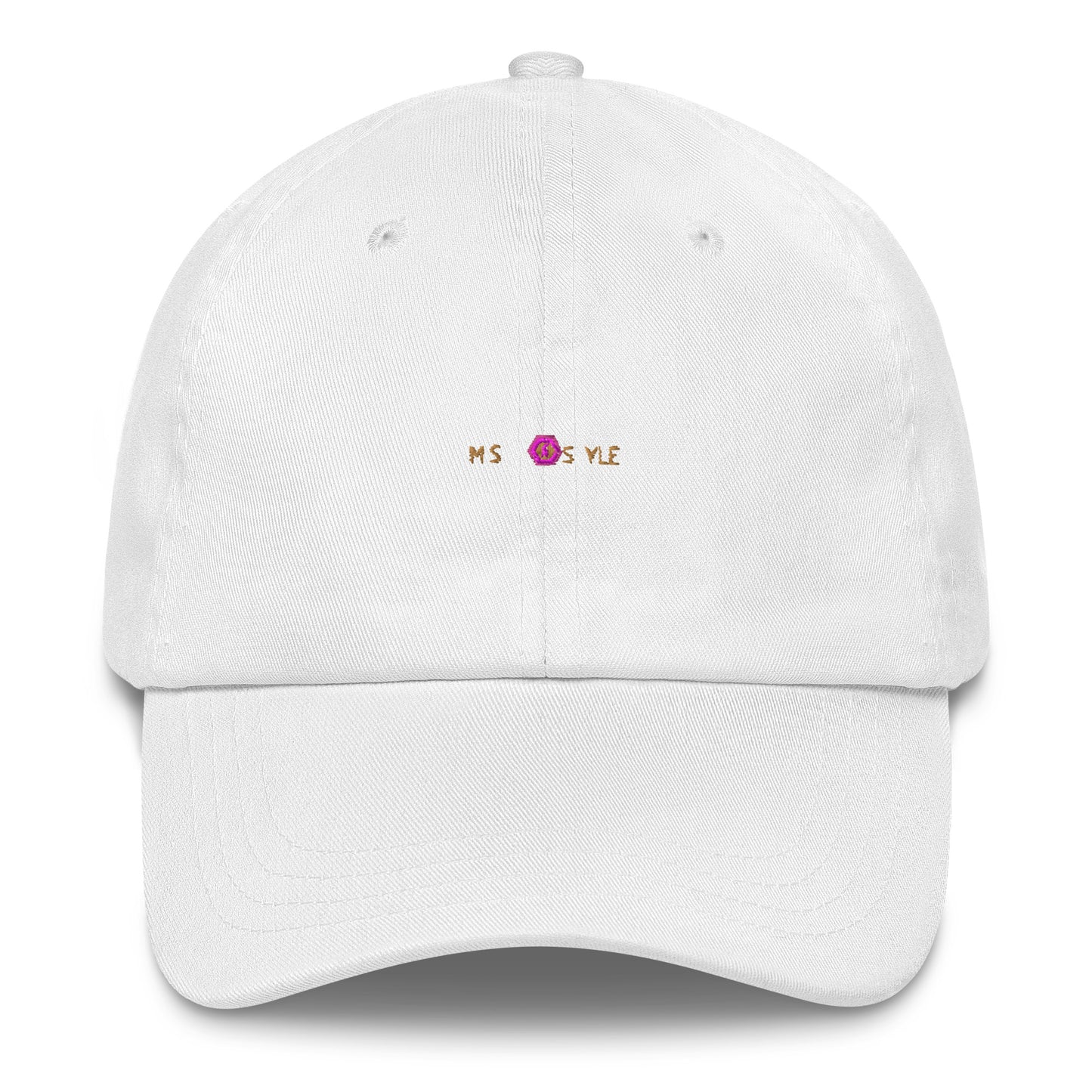 Classic Mishastyle Luxury White Dad Hat