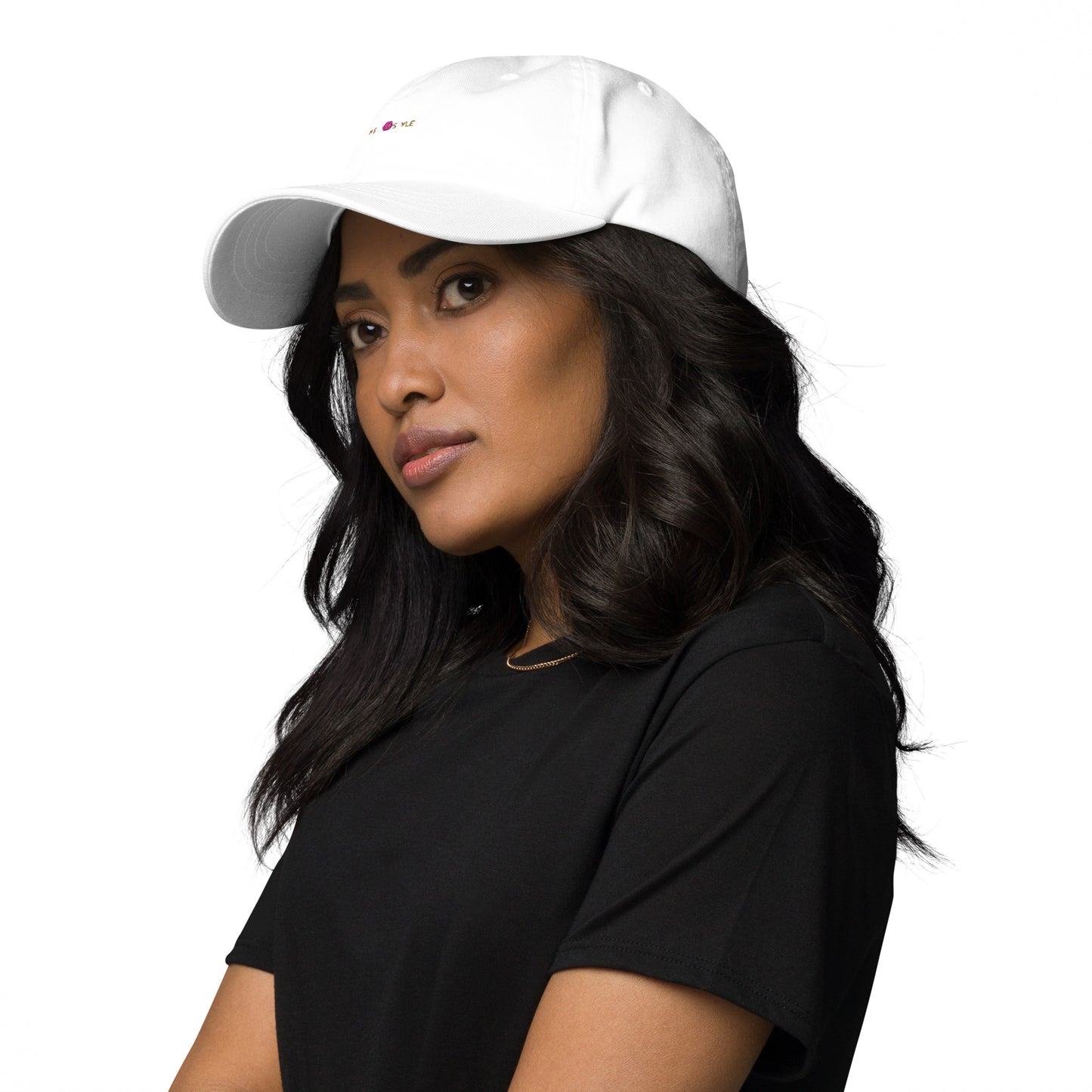 Classic Mishastyle Luxury White Dad Hat