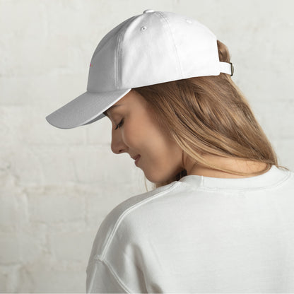 Classic Mishastyle Luxury White Dad Hat