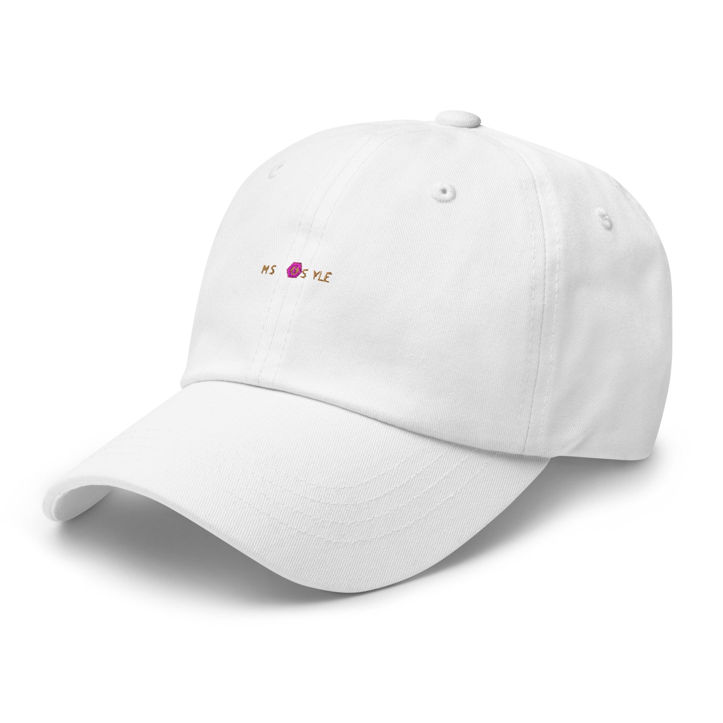 Classic Mishastyle Luxury White Dad Hat