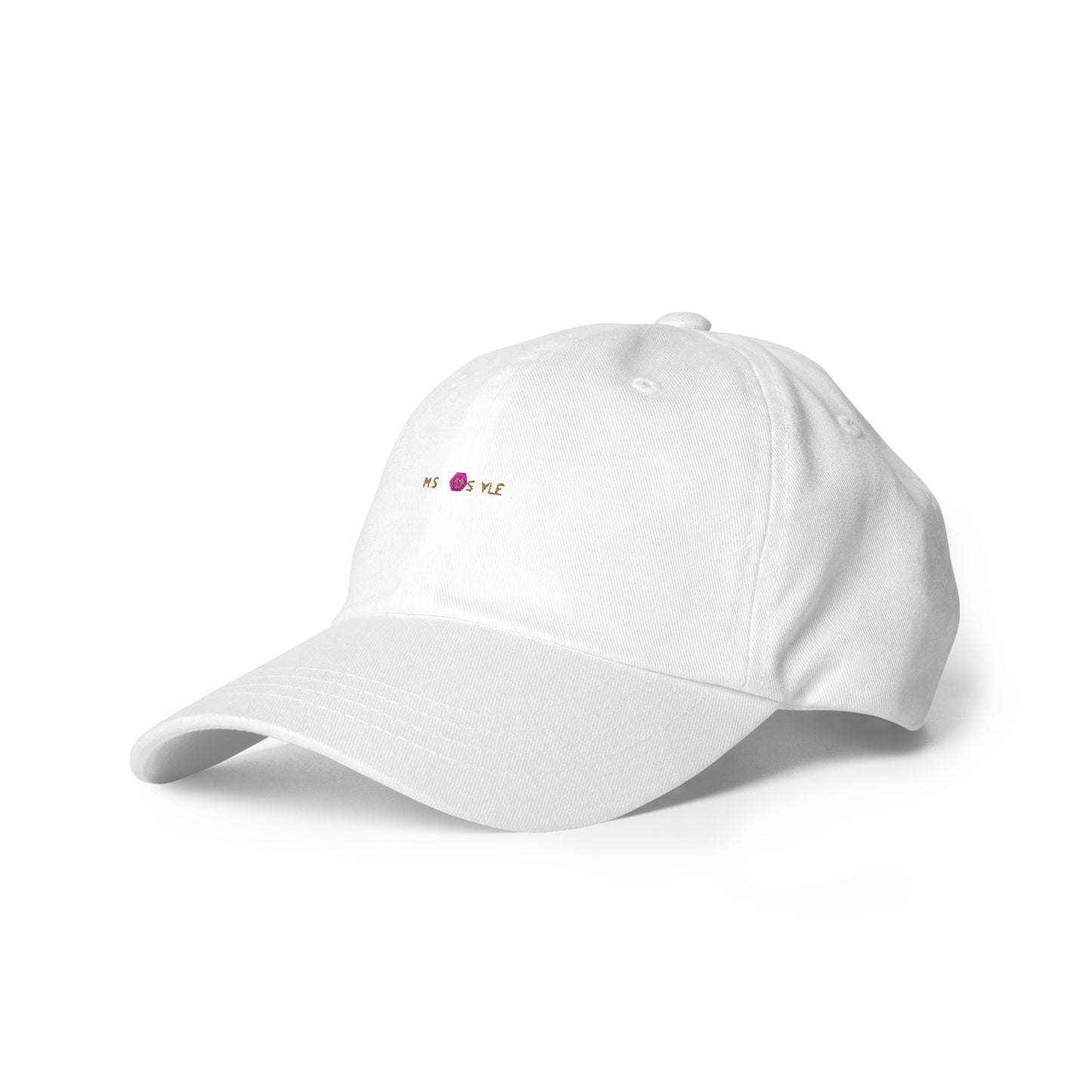 Classic Mishastyle Luxury White Dad Hat