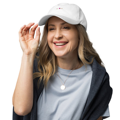 Classic Mishastyle Luxury White Dad Hat