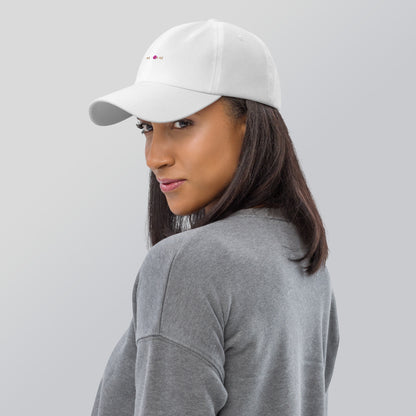 Classic Mishastyle Luxury White Dad Hat