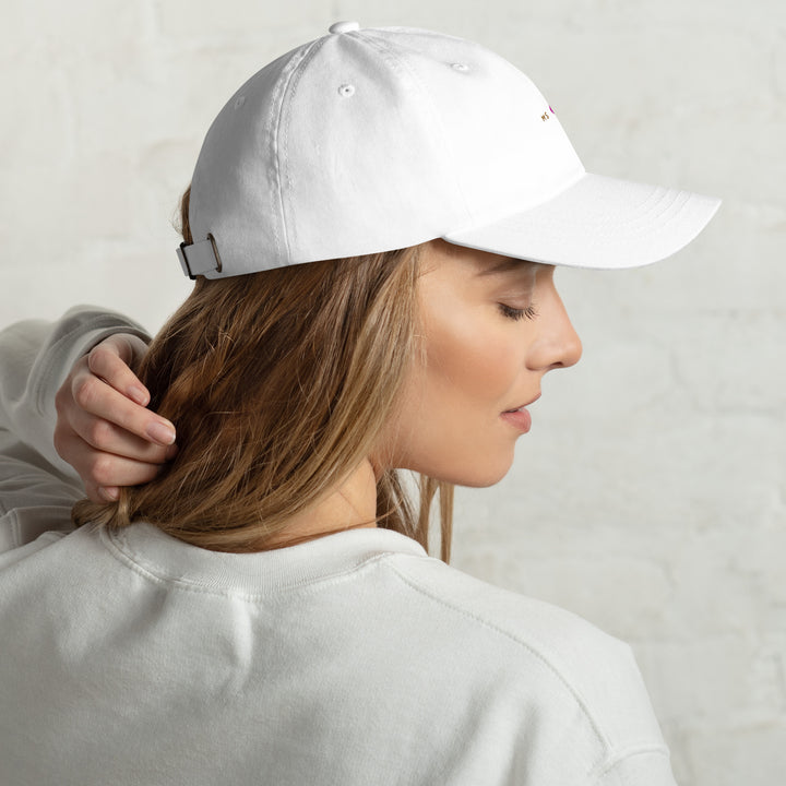 Classic Mishastyle Luxury White Dad Hat