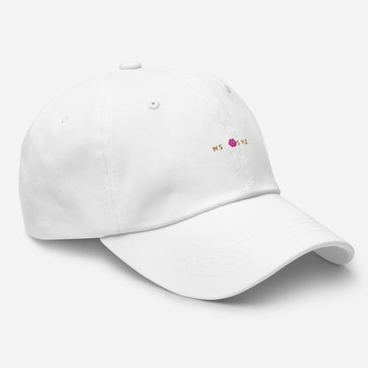 Classic Mishastyle Luxury White Dad Hat