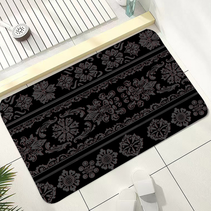 Diatom Mud Mat Diatomite Bath Black Mat