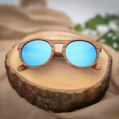 100% Real Zebra Wood Sunglasses