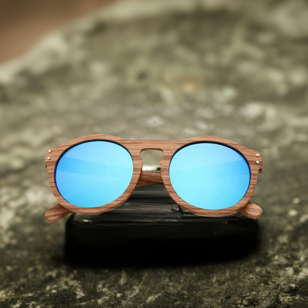 100% Real Zebra Wood Sunglasses