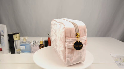 Luxury Velvet Makeup Bags Set