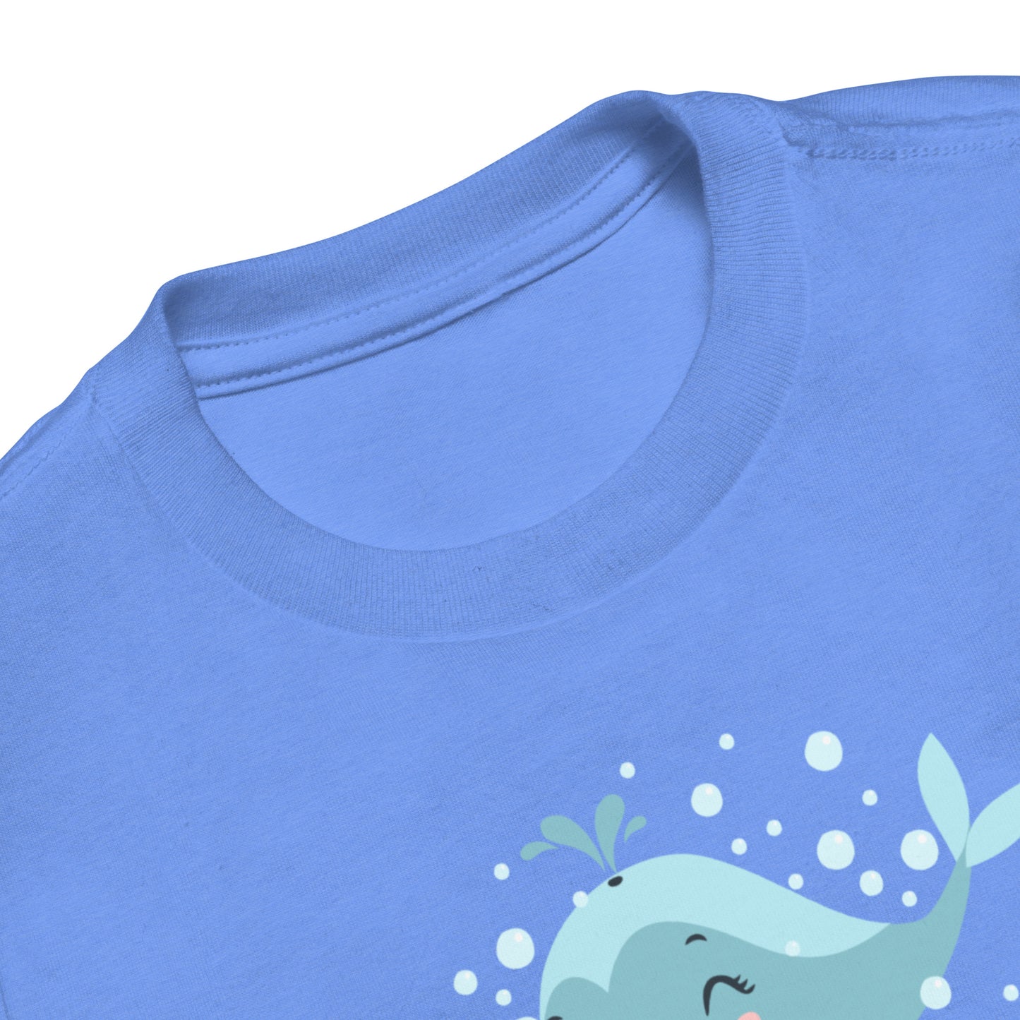 Little Whale Toddler Heather Columbia blue T-Shirt