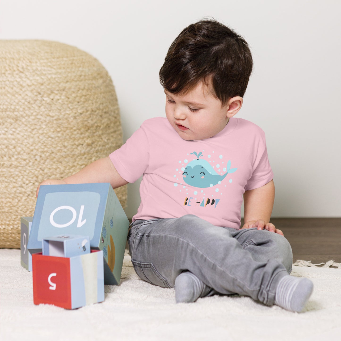 Little Whale Toddler Pink T-Shirt