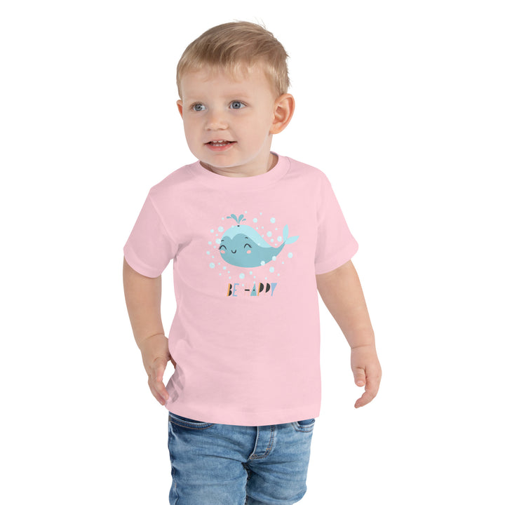 Little Whale Toddler Pink T-Shirt