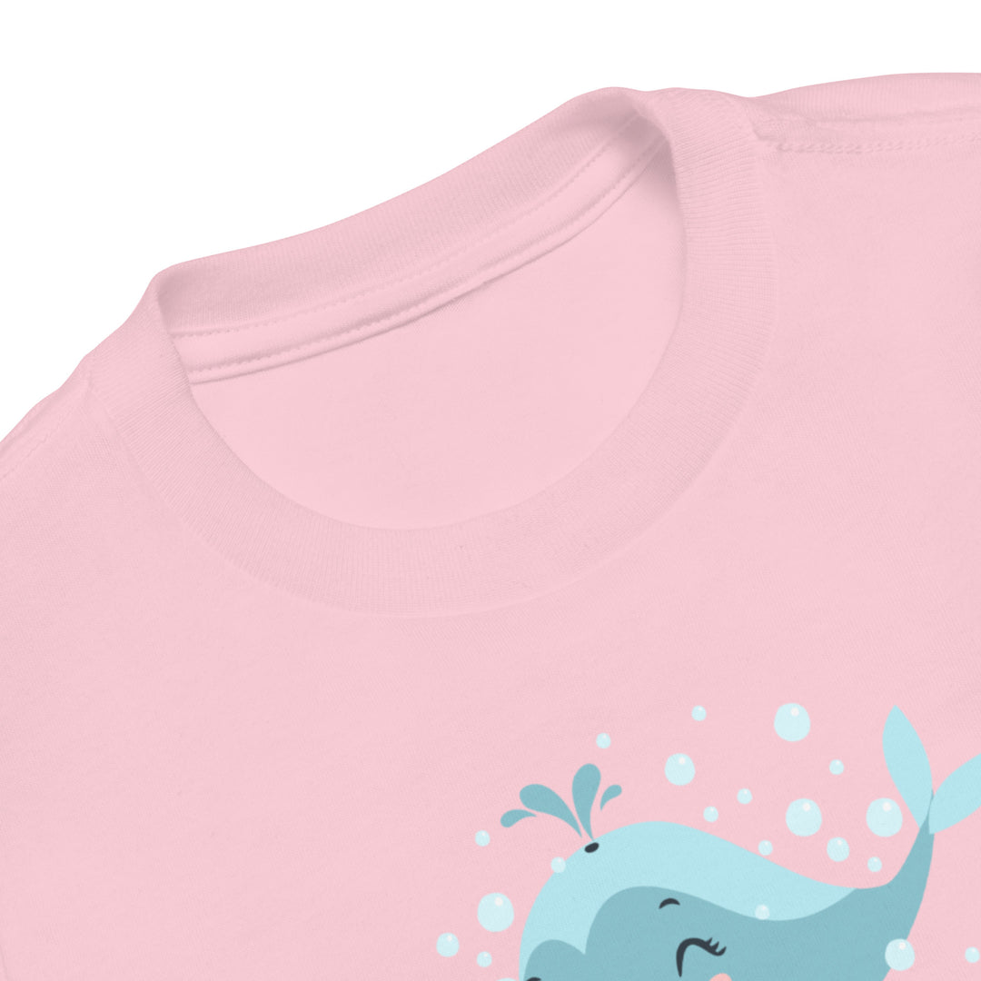 Little Whale Toddler Pink T-Shirt