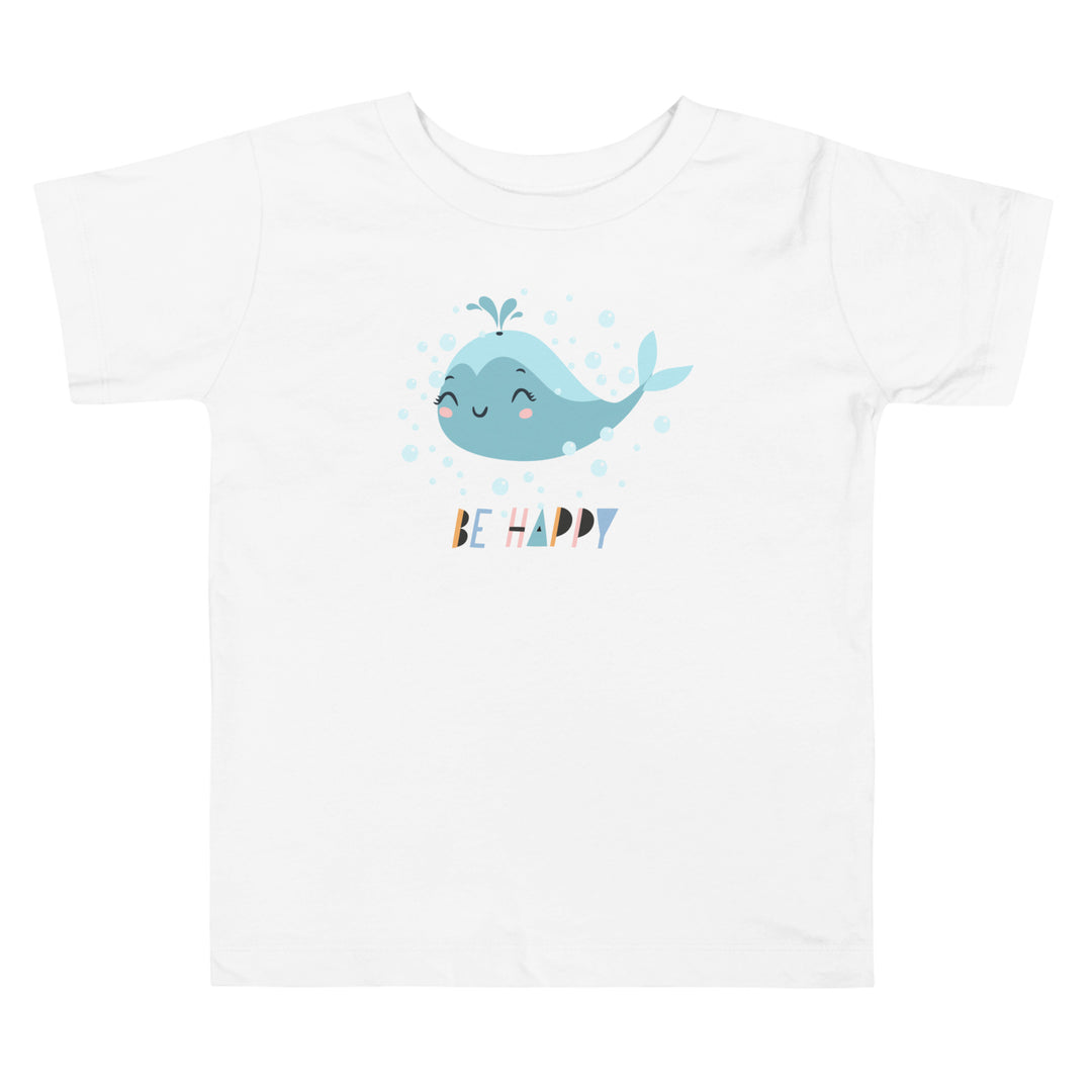 Little Whale Toddler White T-Shirt