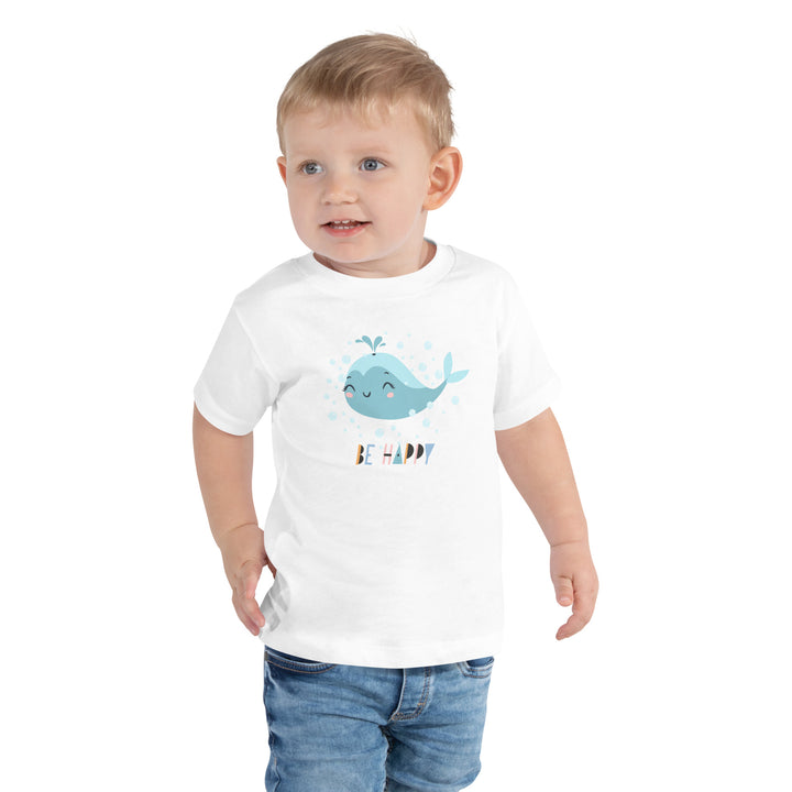 Little Whale Toddler White T-Shirt