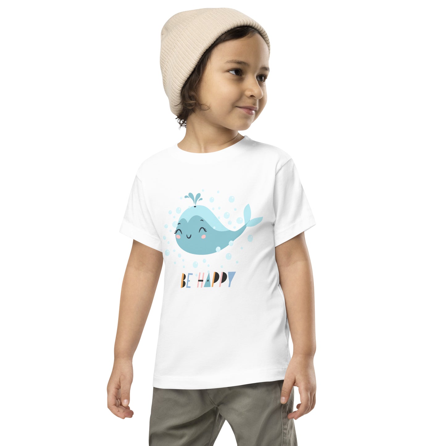 Little Whale Toddler White T-Shirt