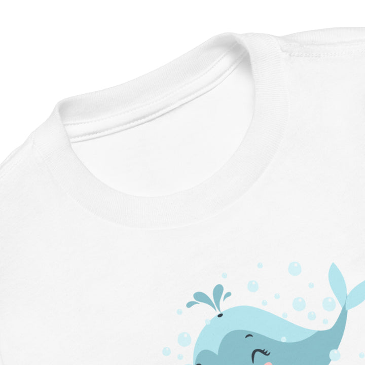 Little Whale Toddler White T-Shirt