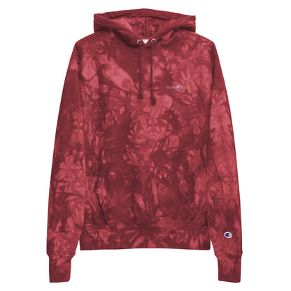 Women Champion tie-dye Red hoodie